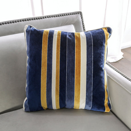 Montecelio Light Gray/Navy Sofa & Loveseat - Ornate Home