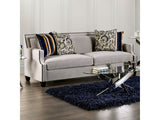 Montecelio Light Gray/Navy Sofa - Ornate Home