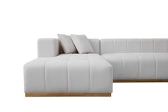 Montecito Ivory Armless Chair - Ornate Home