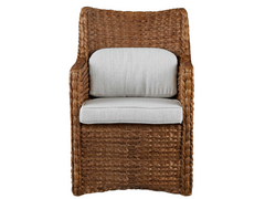 Monteg Nomad Snow/Natural o Arm Chair - Ornate Home