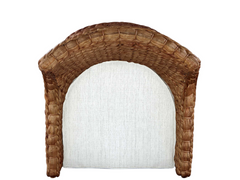 Monteg Nomad Snow/Natural o Arm Chair - Ornate Home