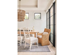 Monteg Nomad Snow/Natural o Arm Chair - Ornate Home