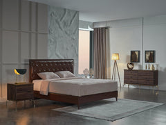 Montego Walnut Bedroom Set - Ornate Home