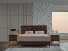 Montego Walnut Bedroom Set - Ornate Home