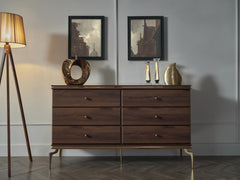 Montego Walnut Bedroom Set - Ornate Home