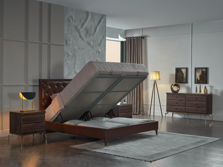 Montego Walnut Bedroom Set - Ornate Home