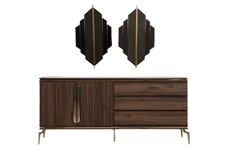 Montego Walnut Buffet - Ornate Home
