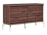 Montego Walnut Dresser - Ornate Home