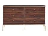 Montego Walnut Dresser - Ornate Home