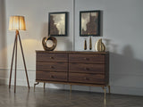 Montego Walnut Dresser - Ornate Home