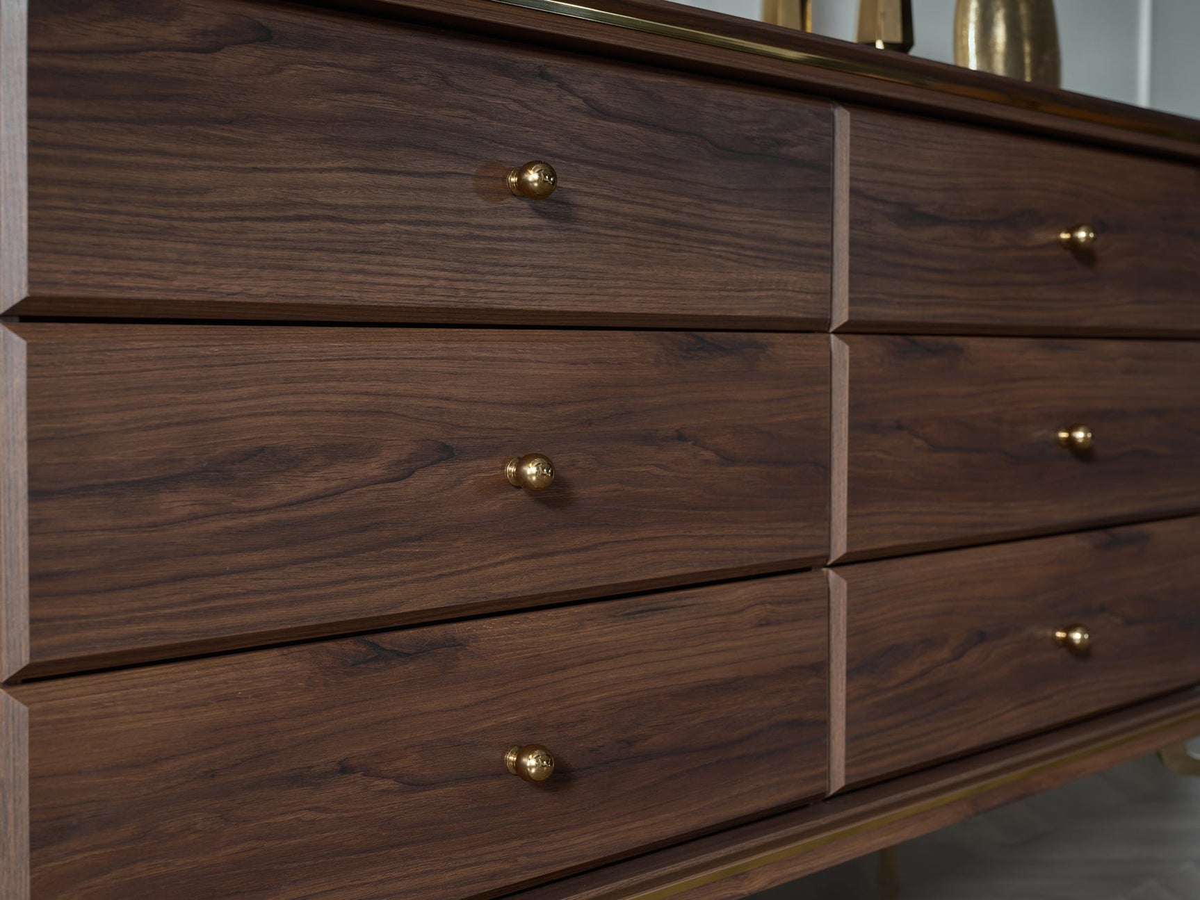 Montego Walnut Dresser - Ornate Home