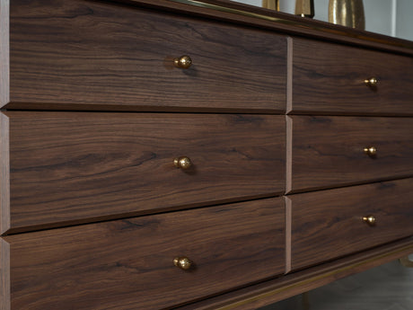 Montego Walnut Dresser - Ornate Home