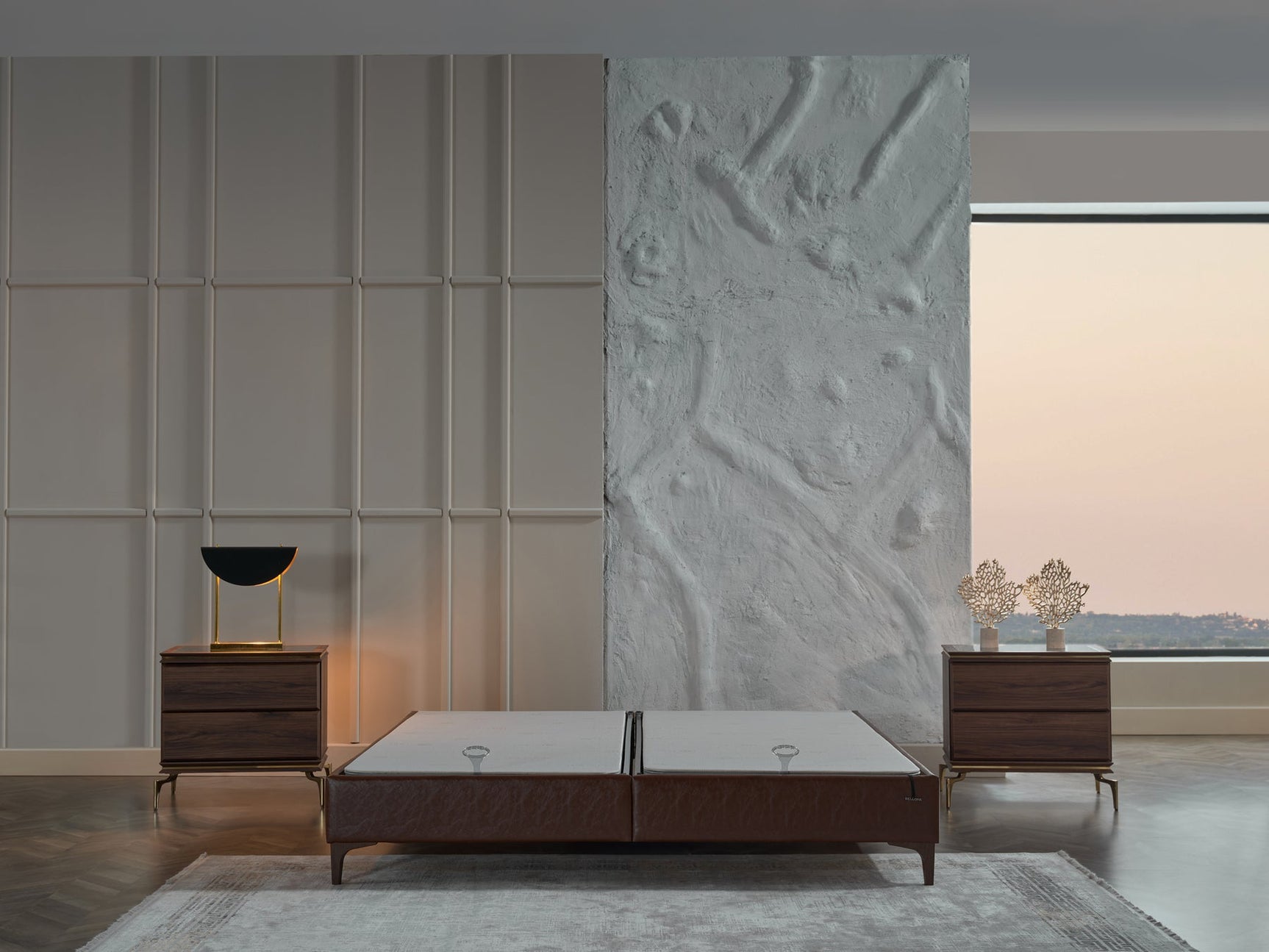 Montego Walnut King Storage Bed - Ornate Home