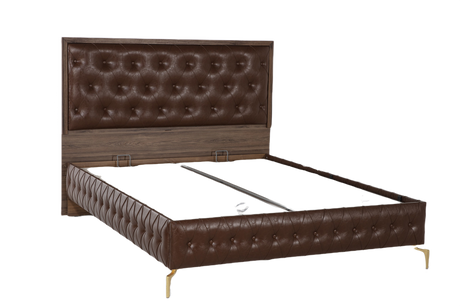Montego Walnut Queen Storage Bed - Ornate Home
