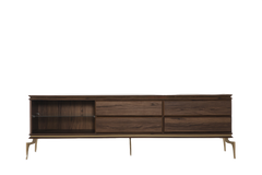 Montego Walnut TV Stand - Ornate Home