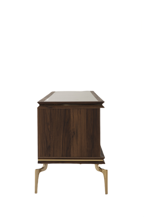 Montego Walnut TV Stand - Ornate Home