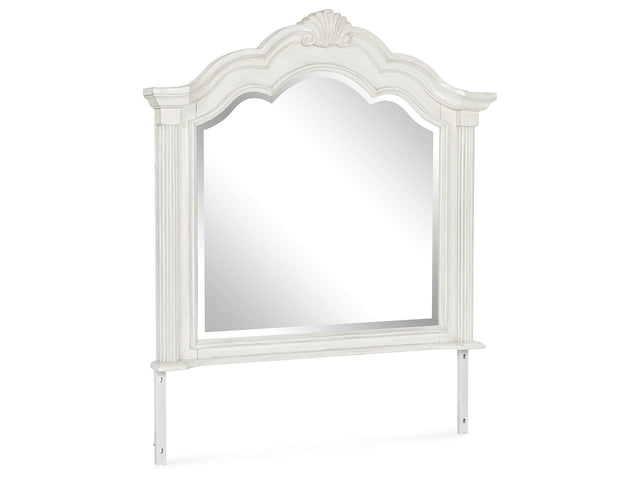 Montelaine Antique White Bedroom Mirror (Online Special Price) - Ornate Home