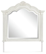 Montelaine Antique White Bedroom Mirror (Online Special Price) - Ornate Home