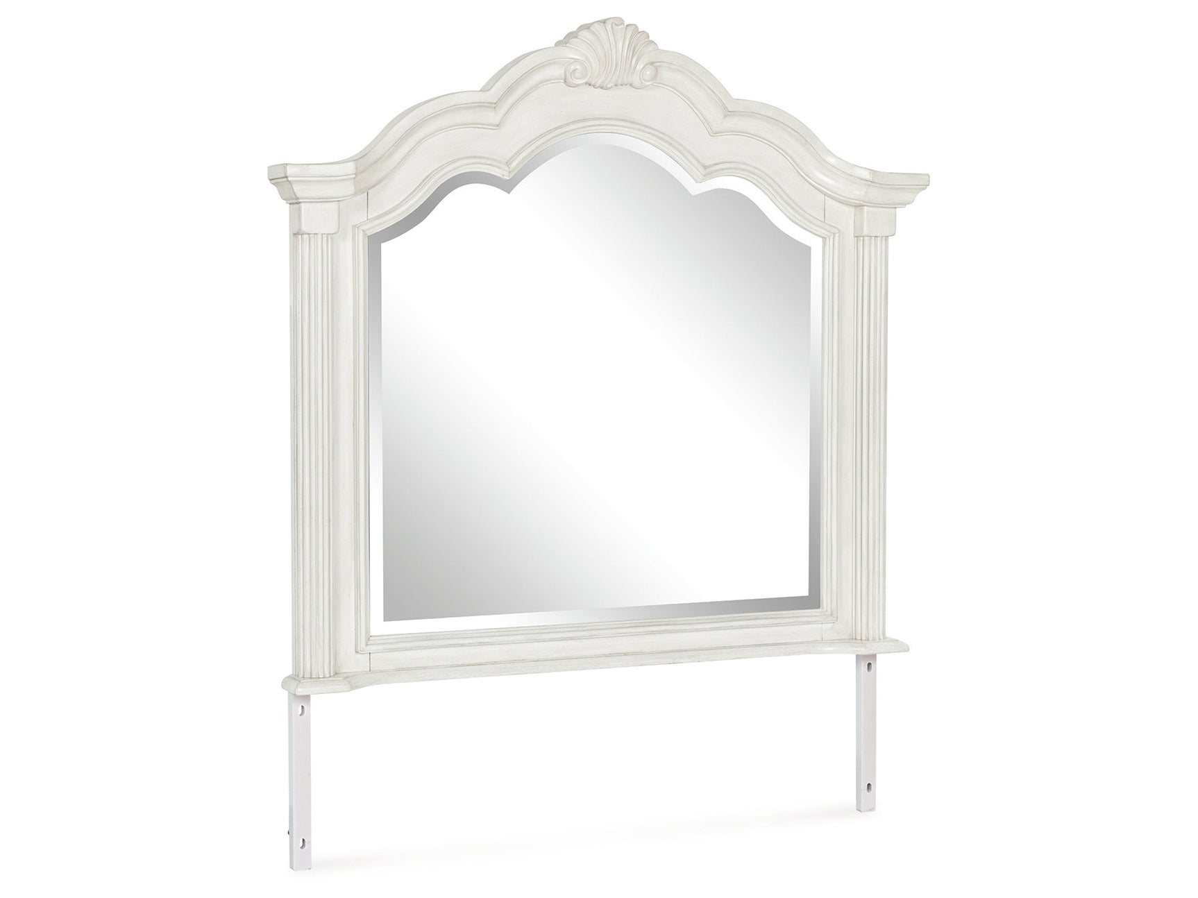 Montelaine Antique White Bedroom Mirror - Ornate Home