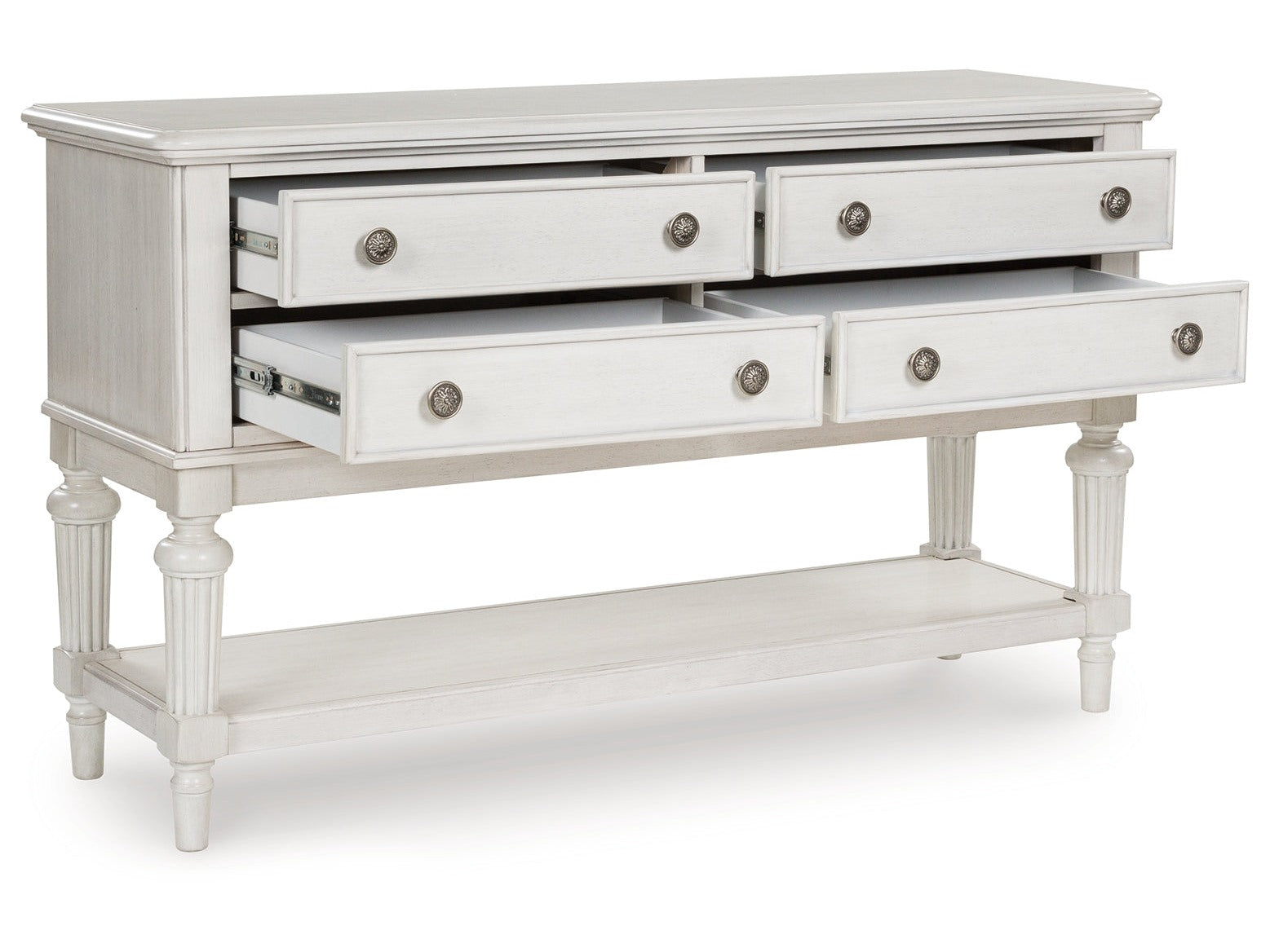 Montelaine Antique White Dining Room Server - Ornate Home