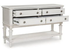 Montelaine Antique White Dining Room Server - Ornate Home