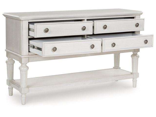 Montelaine Antique White Dining Room Server - Ornate Home