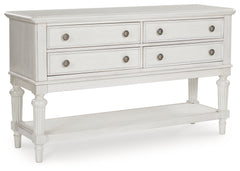 Montelaine Antique White Dining Room Server - Ornate Home