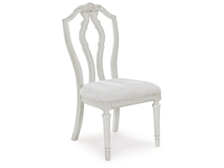 Montelaine Antique White Dining Side Chair (Set of 2) - Ornate Home