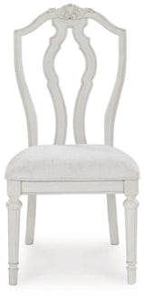 Montelaine Antique White Dining Side Chair (Set of 2) - Ornate Home