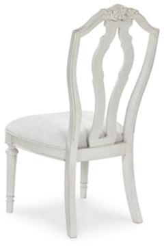 Montelaine Antique White Dining Side Chair (Set of 2) - Ornate Home