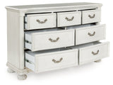 Montelaine Antique White Dresser (Online Special Price) - Ornate Home