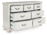Montelaine Antique White Dresser - Ornate Home