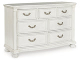 Montelaine Antique White Dresser - Ornate Home