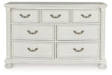 Montelaine Antique White Dresser - Ornate Home