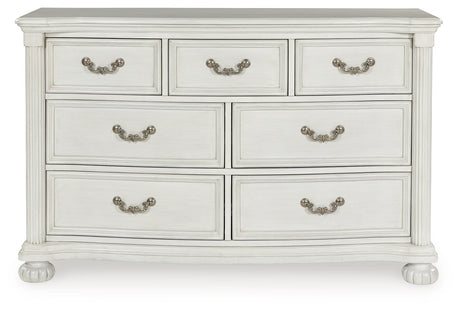 Montelaine Antique White Dresser - Ornate Home