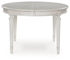 Montelaine Antique White Extension Dining Table and 4 Chairs - Ornate Home