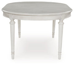 Montelaine Antique White Extension Dining Table and 4 Chairs - Ornate Home