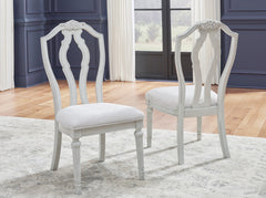 Montelaine Antique White Extension Dining Table and 4 Chairs - Ornate Home