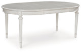 Montelaine Antique White Extension Dining Table and 6 Chairs (Online Special Price) - Ornate Home
