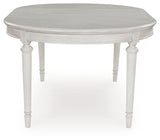 Montelaine Antique White Extension Dining Table and 6 Chairs (Online Special Price) - Ornate Home