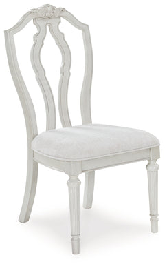 Montelaine Antique White Extension Dining Table and 6 Chairs - Ornate Home