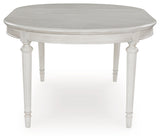 Montelaine Antique White Oval Dining Room Table (Online Special Price) - Ornate Home