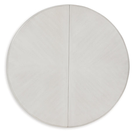 Montelaine Antique White Oval Dining Room Table - Ornate Home