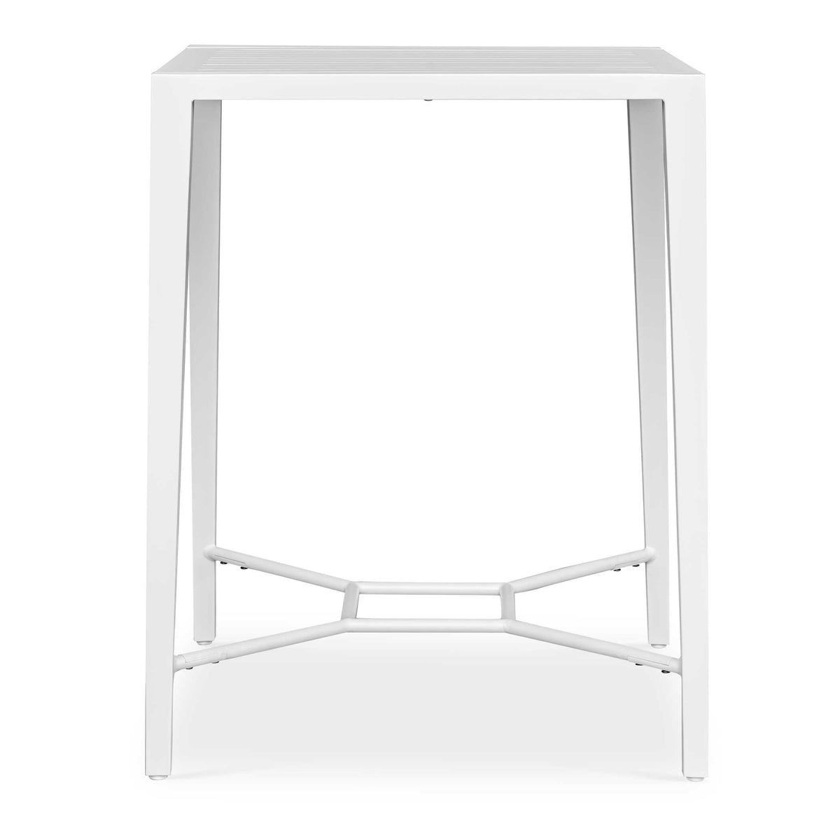 Montellano White Outdoor Bar Table - Ornate Home