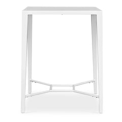 Montellano White Outdoor Bar Table - Ornate Home