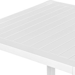 Montellano White Outdoor Bar Table - Ornate Home