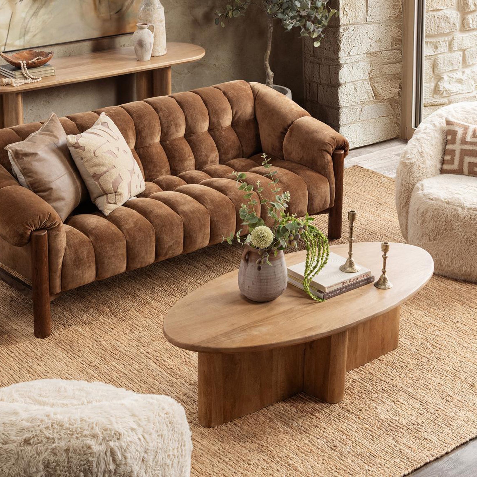 Montengo Natural Maple Coffee Table - Ornate Home