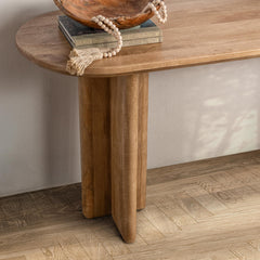 Montengo Natural Maple Console Table - Ornate Home