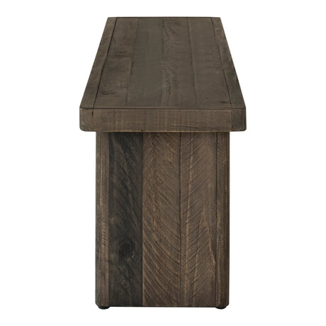 Monterey Aged Brown Bench - Ornate Home