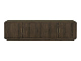 Monterey Aged Brown Media Cabinet - Ornate Home